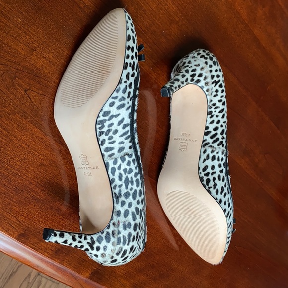 Black leopard print heels - Picture 6 of 6